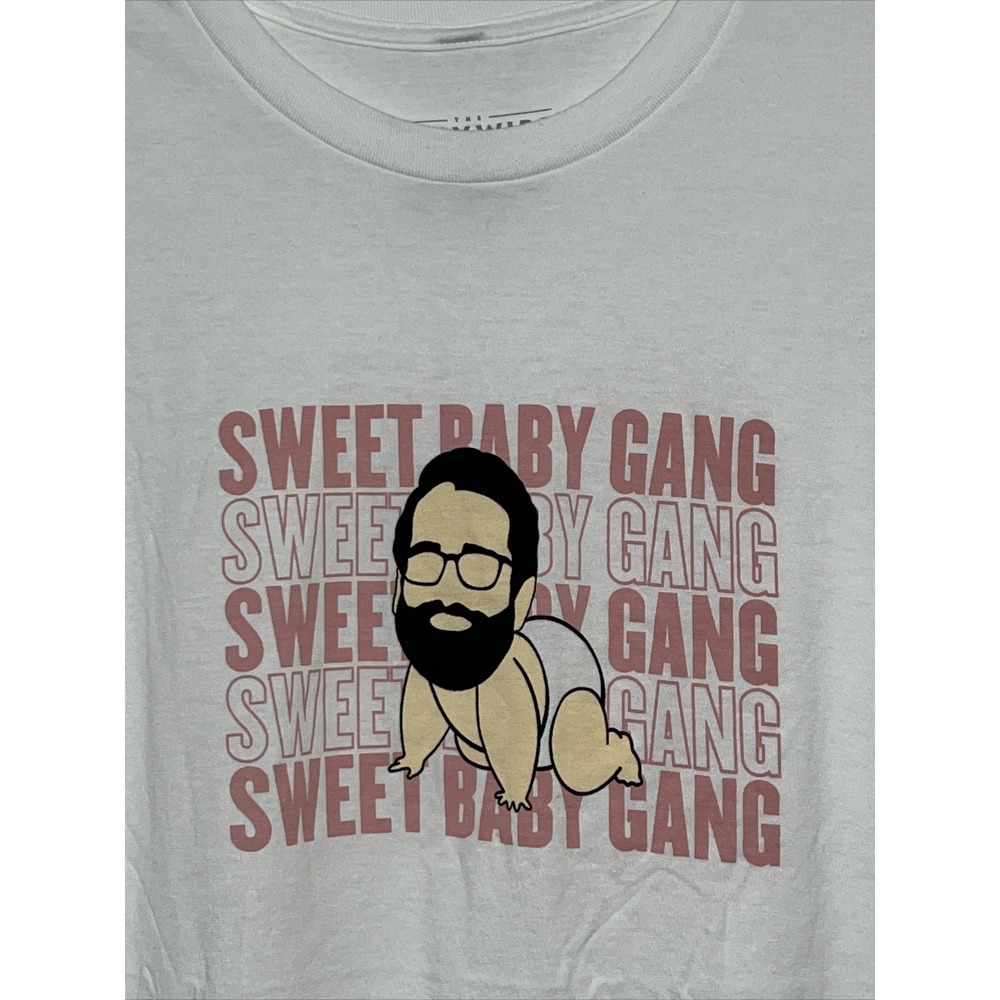 The Daily Wire Matt Walsh Sweet Baby Gang Graphic T-Shirt White Mens XL
